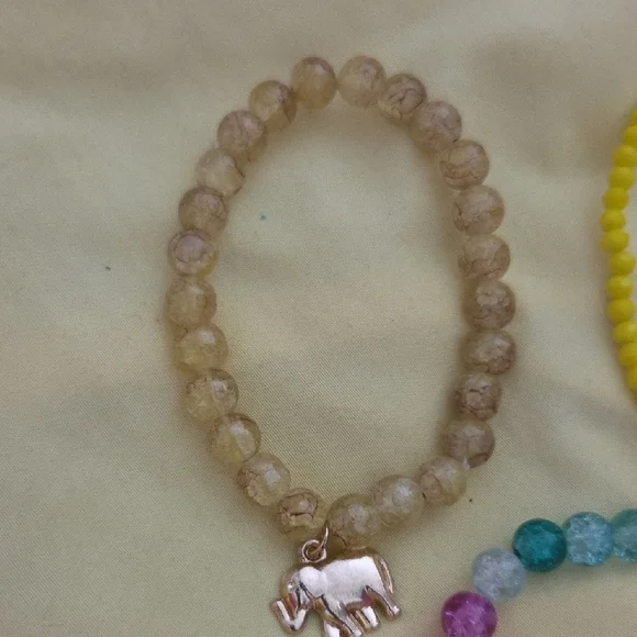 Colorful Beaded Kids Bracelets Set - Picture 3 of 4